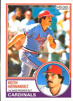 1983 O-Pee-Chee #262 Keith Hernandez Front