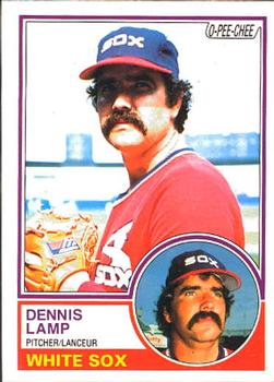 1983 O-Pee-Chee #26 Dennis Lamp Front