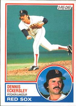 1983 O-Pee-Chee #270 Dennis Eckersley Front