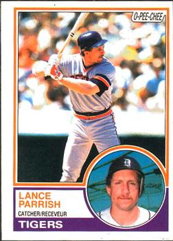 1983 O-Pee-Chee #285 Lance Parrish Front