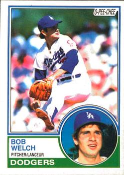 1983 O-Pee-Chee #288 Bob Welch Front