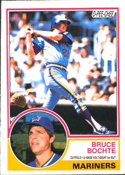 1983 O-Pee-Chee #28 Bruce Bochte Front