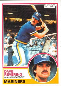1983 O-Pee-Chee #291 Dave Revering Front