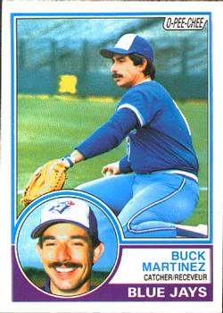 1983 O-Pee-Chee #308 Buck Martinez Front