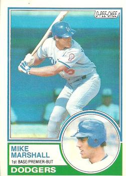 1983 O-Pee-Chee #324 Mike Marshall Front