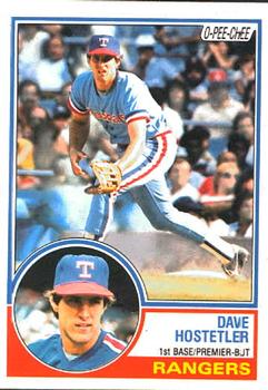 1983 O-Pee-Chee #339 Dave Hostetler Front