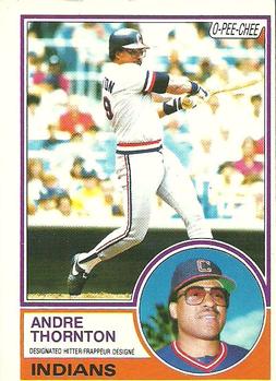 1983 O-Pee-Chee #344 Andre Thornton Front