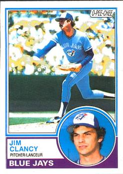 1983 O-Pee-Chee #345 Jim Clancy Front