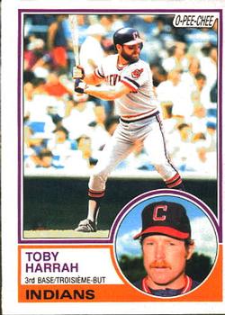 1983 O-Pee-Chee #356 Toby Harrah Front