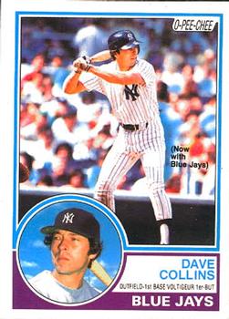 1983 O-Pee-Chee #359 Dave Collins Front