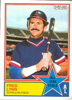 1983 O-Pee-Chee #392 Fred Lynn Front