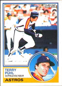 1983 O-Pee-Chee #39 Terry Puhl Front