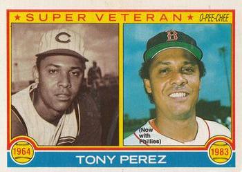 1983 O-Pee-Chee #74 Tony Perez Front