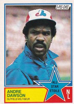 1983 O-Pee-Chee #173 Andre Dawson Front