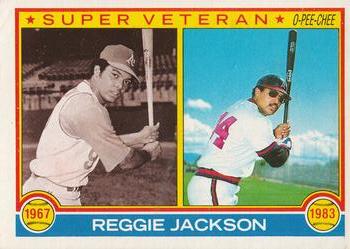 1983 O-Pee-Chee #219 Reggie Jackson Front