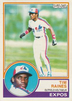 1983 O-Pee-Chee #227 Tim Raines Front
