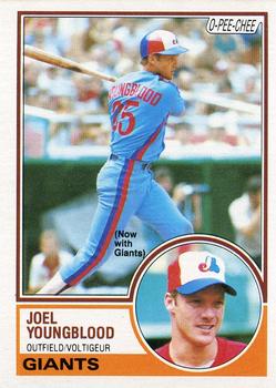 1983 O-Pee-Chee #265 Joel Youngblood Front
