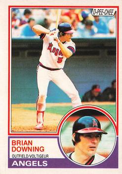 1983 O-Pee-Chee #298 Brian Downing Front