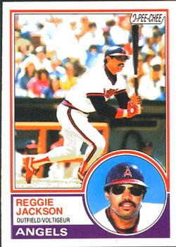 1983 O-Pee-Chee #56 Reggie Jackson Front