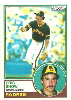 1983 O-Pee-Chee #68 Eric Show Front