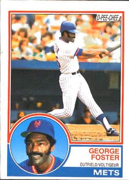 1983 O-Pee-Chee #80 George Foster Front