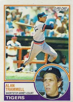 1983 O-Pee-Chee #95 Alan Trammell Front