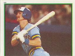 1983 O-Pee-Chee Stickers #145 Robin Yount Front