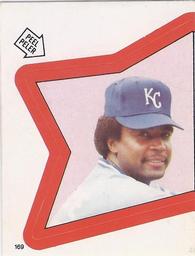 1983 O-Pee-Chee Stickers #169 Frank White Front