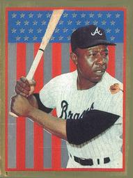 1983 O-Pee-Chee Stickers #1 Hank Aaron Front