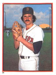 1983 O-Pee-Chee Stickers #34 Dennis Eckersley Front