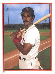 1983 O-Pee-Chee Stickers #37 Jim Rice Front
