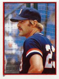 1983 O-Pee-Chee Stickers #67 Kirk Gibson Front