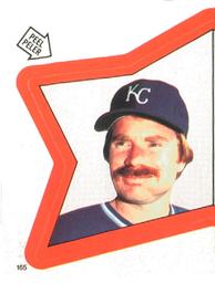 1983 O-Pee-Chee Stickers #165 Dan Quisenberry Front