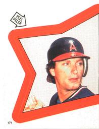 1983 O-Pee-Chee Stickers #171 Doug DeCinces Front
