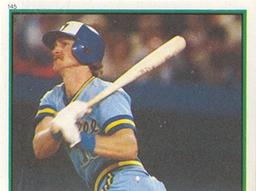1983 Topps Stickers #145 Robin Yount Front