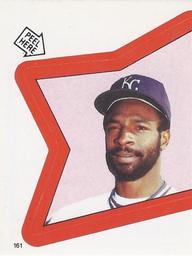 1983 Topps Stickers #161 Willie Wilson Front