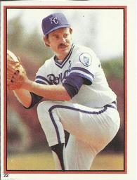 1983 Topps Stickers #22 Dan Quisenberry Front