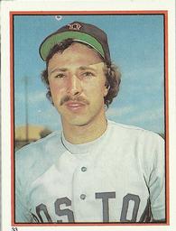 1983 Topps Stickers #33 Jerry Remy Front