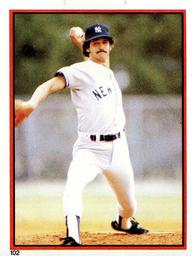 1983 Topps Stickers #102 Ron Guidry Front