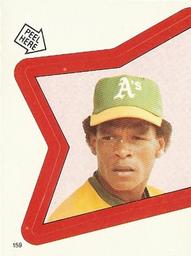 1983 Topps Stickers #159 Rickey Henderson Front