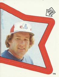 1983 Topps Stickers #178 Gary Carter Front