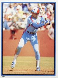1983 Topps Stickers #205 Al Oliver Front
