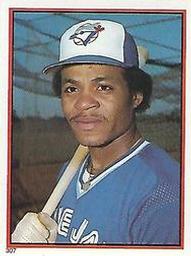 1983 Topps Stickers #307 Jesse Barfield Front