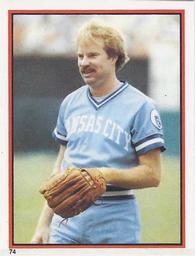 1983 Topps Stickers #74 Dan Quisenberry Front