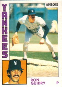1984 O-Pee-Chee #110 Ron Guidry Front