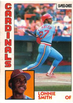 1984 O-Pee-Chee #113 Lonnie Smith Front
