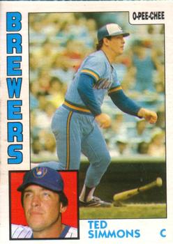 1984 O-Pee-Chee #122 Ted Simmons Front