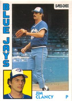 1984 O-Pee-Chee #337 Jim Clancy Front