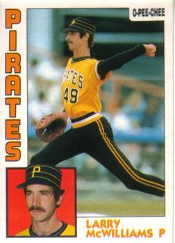 1984 O-Pee-Chee #341 Larry McWilliams Front