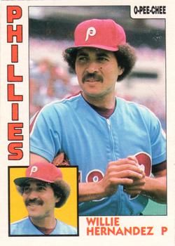 1984 O-Pee-Chee #199 Willie Hernandez Front